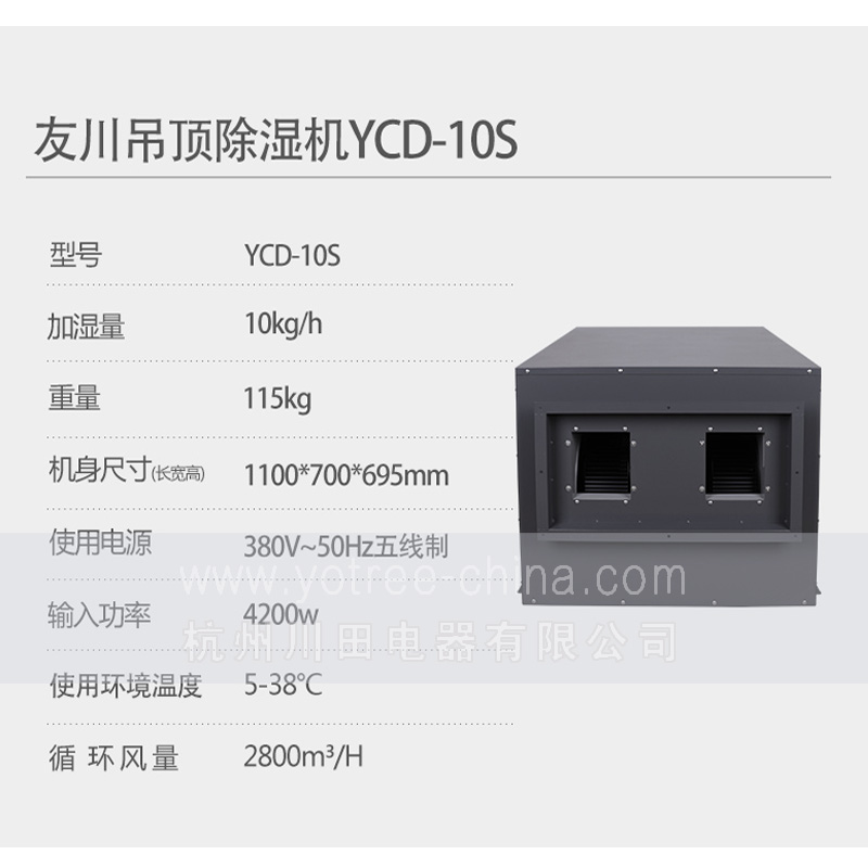 5、YCD-10S  地下室吊頂除濕機 技術參數(shù).jpg